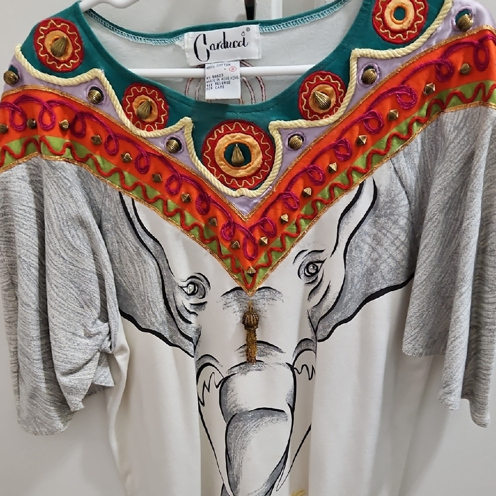 Women's Carducci Multicolor Embellished Top